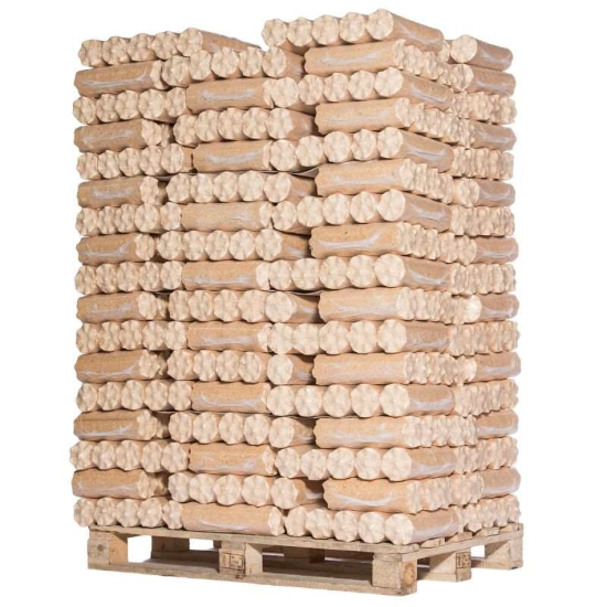 Image de BUCHES COMPRESSEES NESTRO – Palette 112 packs (5 bûches)